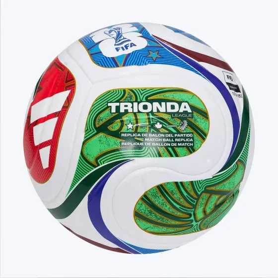 Футбольный мяч ADIDAS WORLD CUP LEAGUE Ball 2026 (JD8045) Вишнёвое