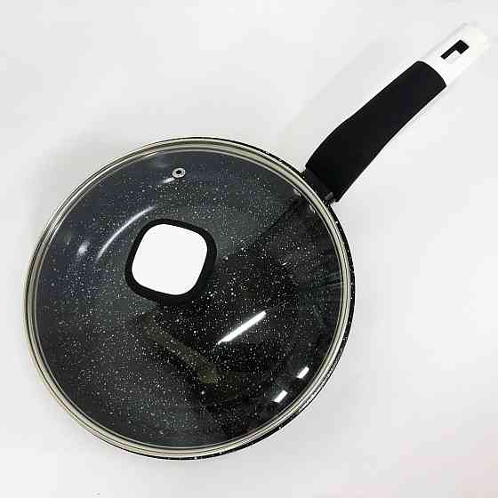 Сковорода з алюмінієвим шаром, Сковорода для індукційних варильних панелей з ручкою алюміній DR-46 Івано-Франківськ