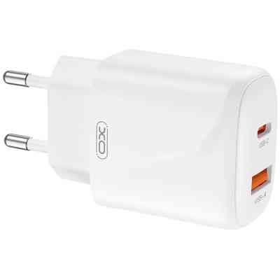 Зарядное устройство XO 1xUSB-C PD20W + 1xUSB QC3.0 White (L158.white) Винница