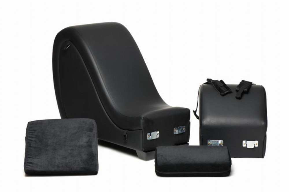 Секс-крісло з подушками Master Series Kinky Sex Lounge with Cushions — Black Sex Aura Київ - фото 7