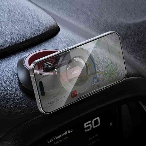 Автотримач для телефона HOCO H90 Tower folding ring magnetic car holder(dashboard) Киев