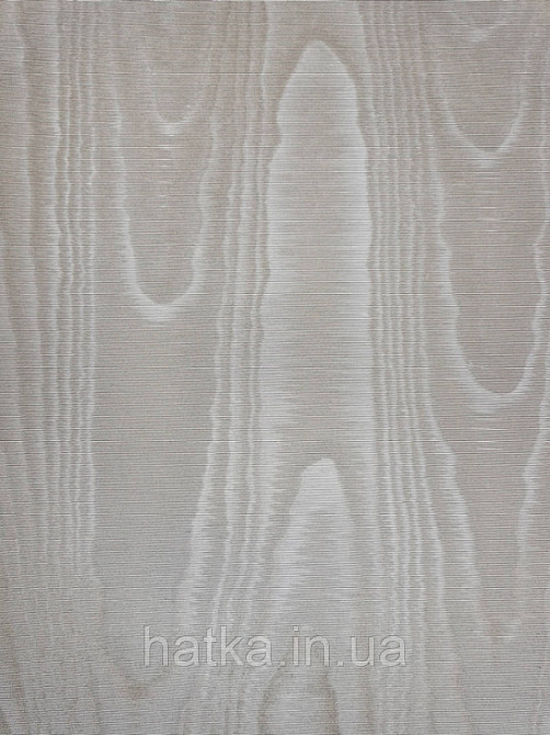 Шпалери вінілові на паперовій основі Sirpi Italian Silk 7 хвилясті смуги під зріз дерева сірі з сріблястим Київ - фото 1