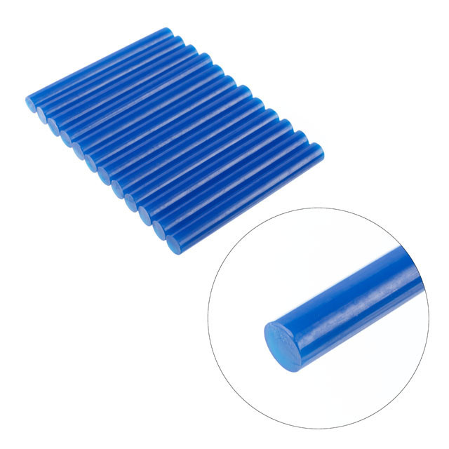 Комплект клейових стрижнів блакитних, 11,2×100 мм, 12 шт. INTERTOOL RT-1052 Київ - фото 3
