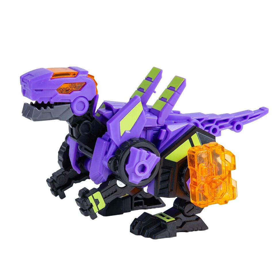 Динозавр-трансформер Раптор-Бот Dinoster EU580840-2 бокс для хранения, фиолетовый Винница - изображение 3