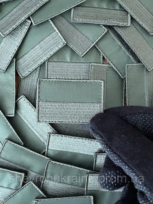 Шеврон Прапор України польовий міні (Форма прямокутна. На липучці) Розмір 3x4.5см Київ - фото 6