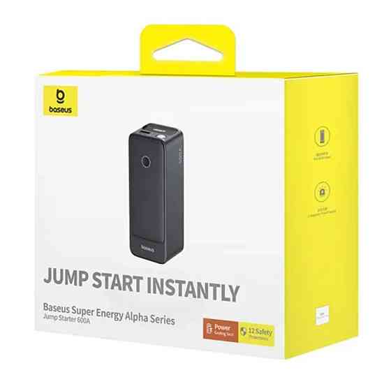 Автомобільний пуско-зарядний пристрій Baseus Super Energy Alpha Series Jump Starter 600A Cosmic Black Київ