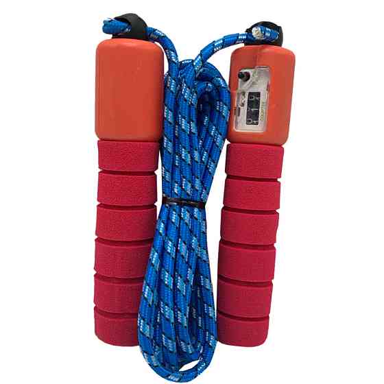 Швидкісна скакалка з лічильником MS 0345-1(Red) довжина 280 см Вінниця