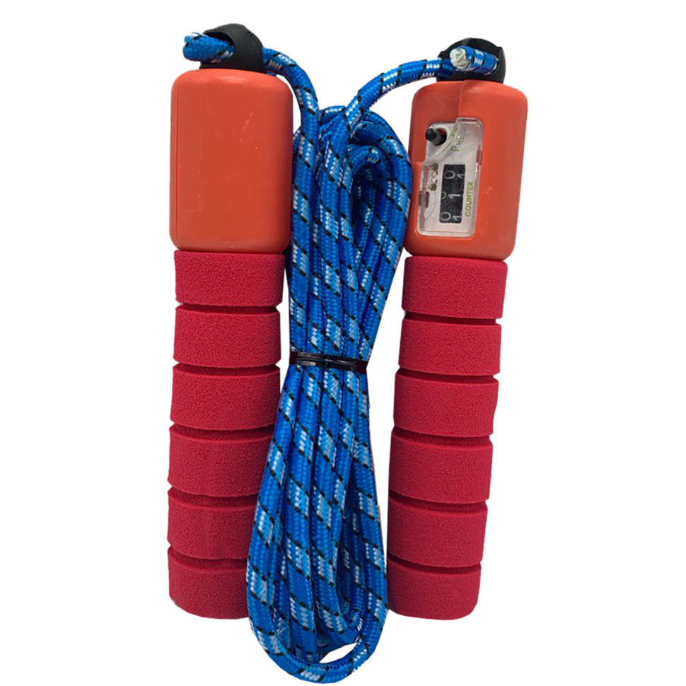 Швидкісна скакалка з лічильником MS 0345-1(Red) довжина 280 см Вінниця - фото 1