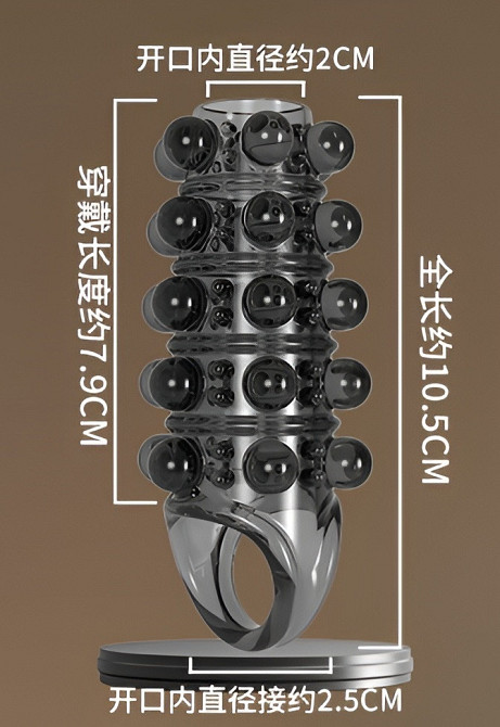 Стимулирующая насадка Meleon - Marlboro Lock sperm Cover, PS-18 Sex Aura Киев - изображение 8