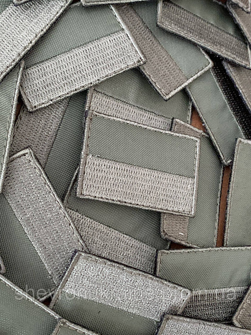 Шеврон Прапор України польовий міні (Форма прямокутна. На липучці) Розмір 3x4.5см Київ - фото 4