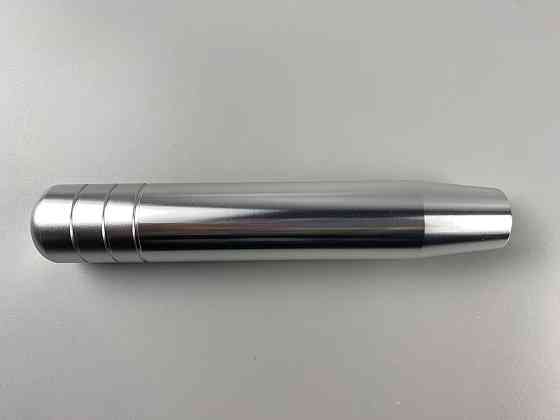 Наконечник важеля КПП срібляста універсальна ручка перемикання передач із 3 штуцерами Мукачево