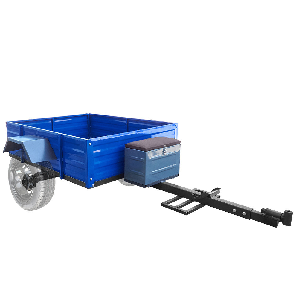 Причіп до мотоблока ТМ «ШИП» розбірний 120×100×38 см, під жигулівську маточину, без коліс, з сидінням Харків - фото 9