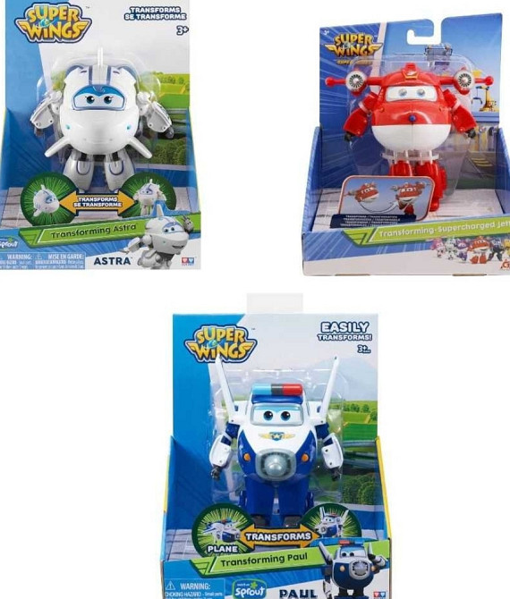 Фігурка-трансформер Супер крила Джетт Пауль Астра Super Wings.  ОРИГІНАЛ!!! Харків - фото 8