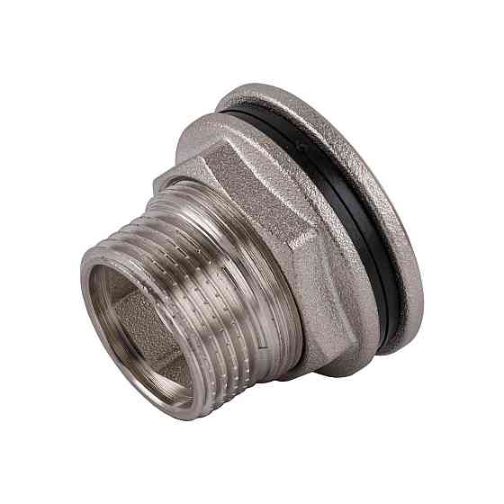 Врезка в бак 1″Н никелированная усиленная NO305R OPTIMUM Киев