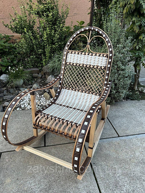 Кресло качалка плетеная интересная Киев - изображение 4