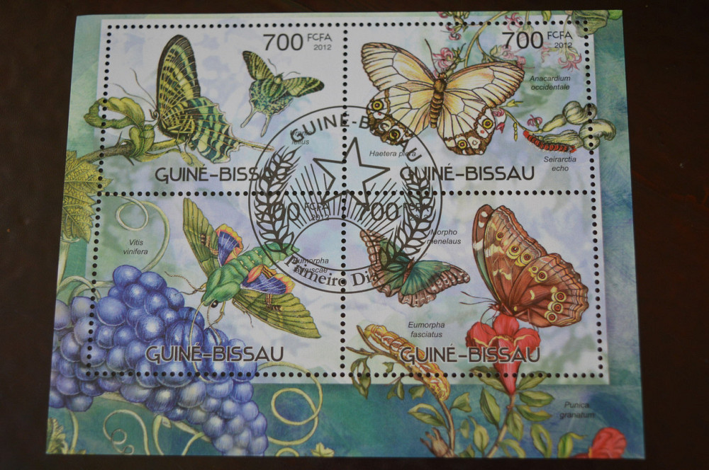 Гвинея. Фауна. Личности. Блок. 2012 рік (Б-9) Полтава - фото 1