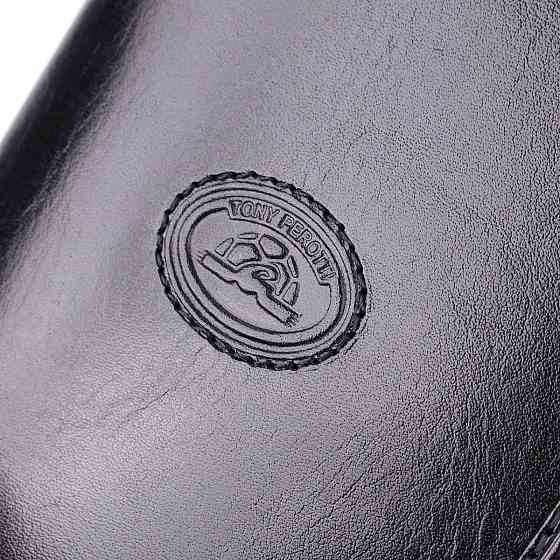 Красива обкладинка на паспорт із глянсової натуральної шкіри Tony Perotti 20891_1 (1597 nero) Чорний Київ