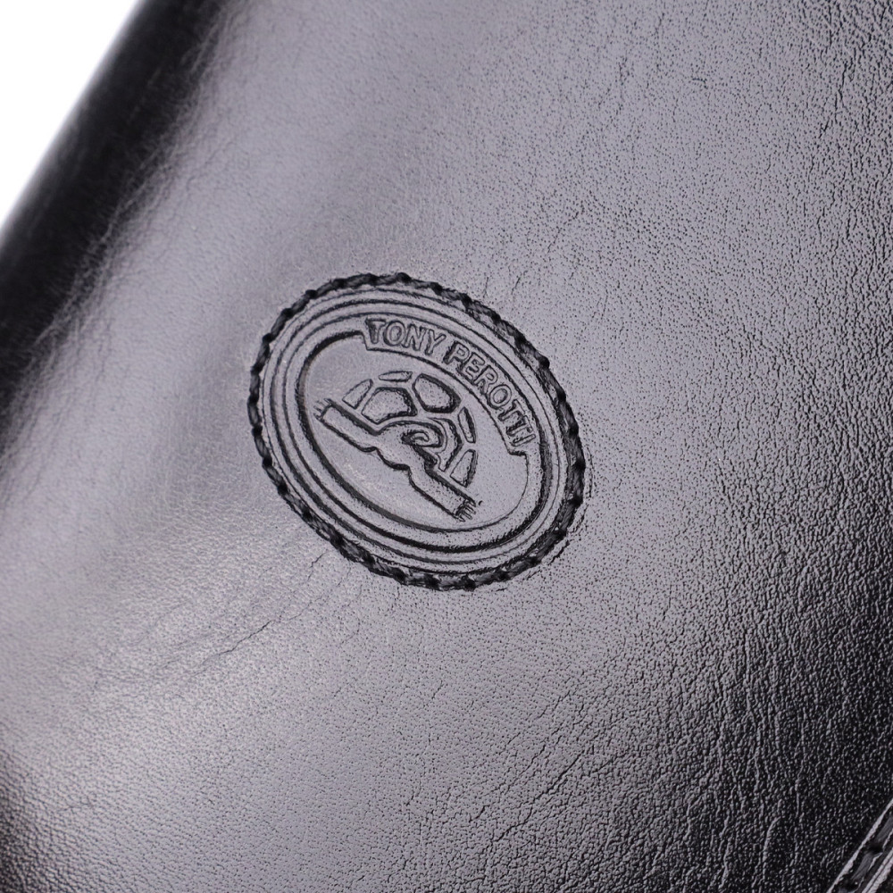 Красива обкладинка на паспорт із глянсової натуральної шкіри Tony Perotti 20891_1 (1597 nero) Чорний Київ - фото 5