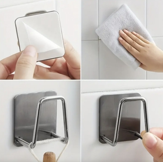 Набор из 2-х держателей для кухонной губки и мелочей металические Винница - изображение 8