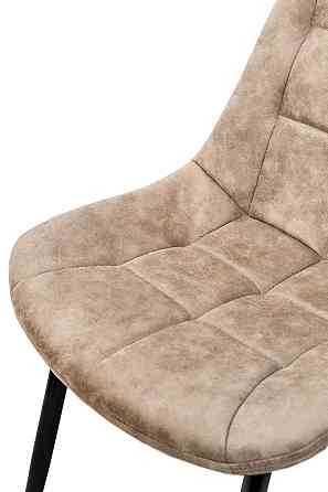 Стілець Крокус чорний / мікрофібра капучіно Київ