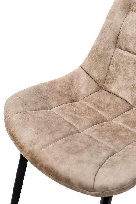 Стілець Крокус чорний / мікрофібра капучіно Київ - фото 6