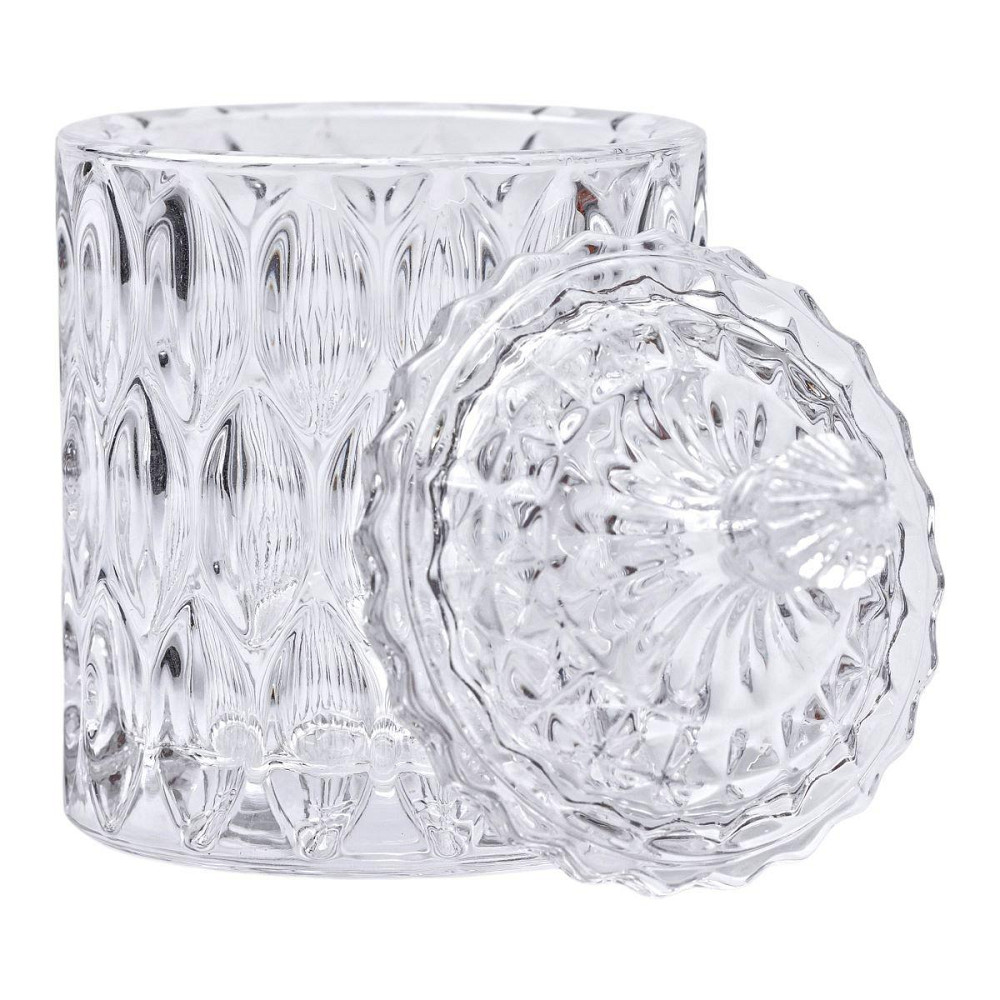 Стеклянная конфетница с крышкой, 7.5 см Киев - изображение 3