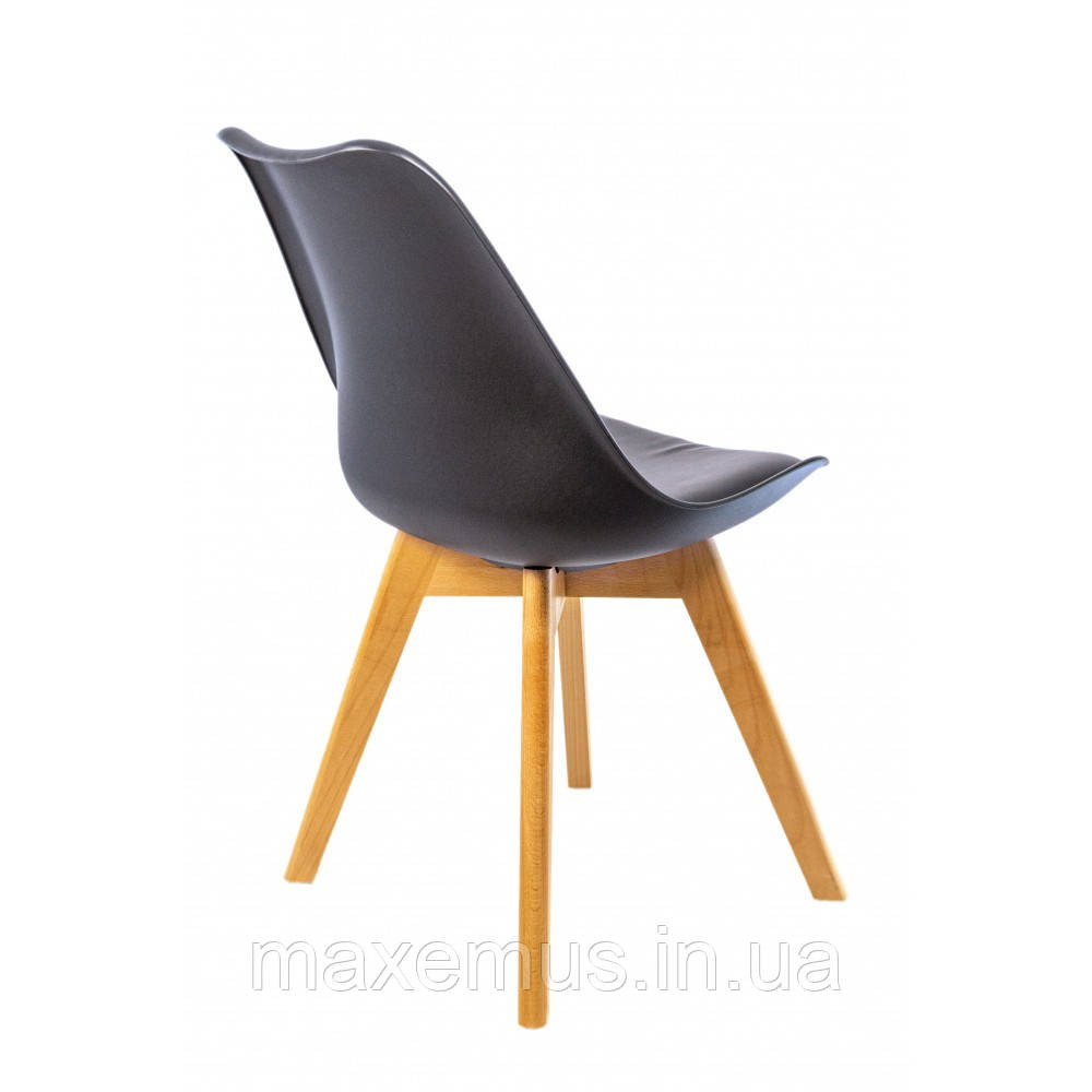 Кресло кухонное для дома и кафе бонро B4 8 7 обеденный стул со спинкой современный стул для кухни черный Мостиська - фото 4