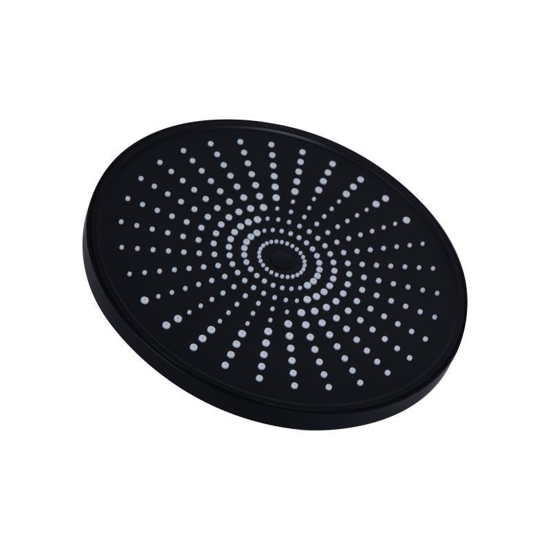 Душевая система для душа Qtap Jay на три потребителя (с изливом) QTJAY111BLM45549 Black Matt, латунь Харьков - изображение 8