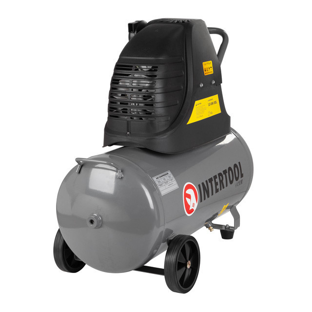 Компресор, 50 л, 1,5 кВт, 220 В, 8 атм, 206 л/хв, 80 дБ INTERTOOL PT-0003 Киев - изображение 7