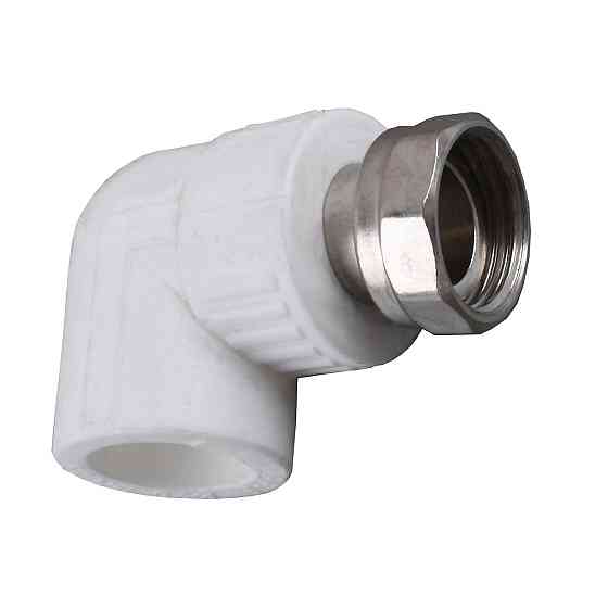 Кутник з накидною гайкою Kalde PPR ф25х3/4 (білий) 17015 (000017868) Київ