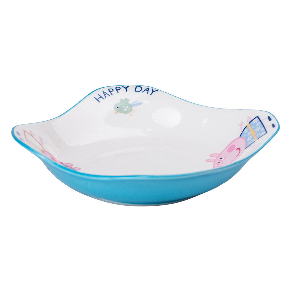 порцелянова глибока глибока квадратна тарілка для дітей 350 мл HP-15-16 Коломия - фото 5