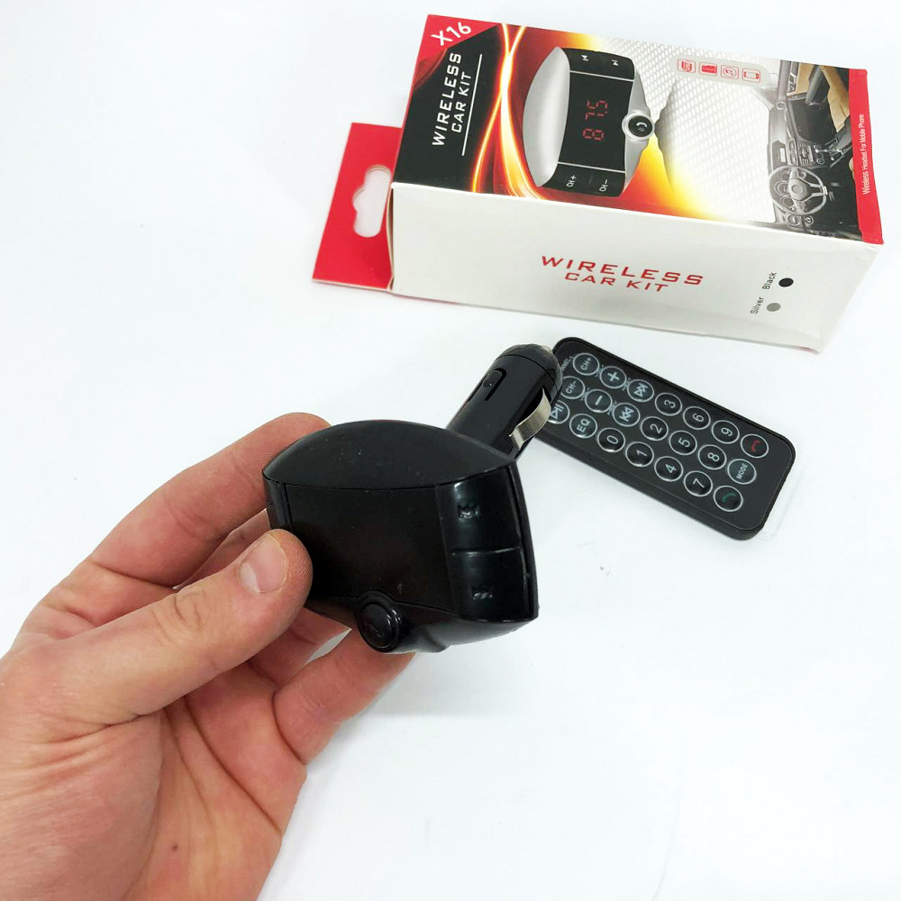 Адаптер для музики в автомобілі, Автомобільний модулятор від прикурювача блютуз, Кращий fm трансмітер PD-71 Івано-Франківськ - фото 1