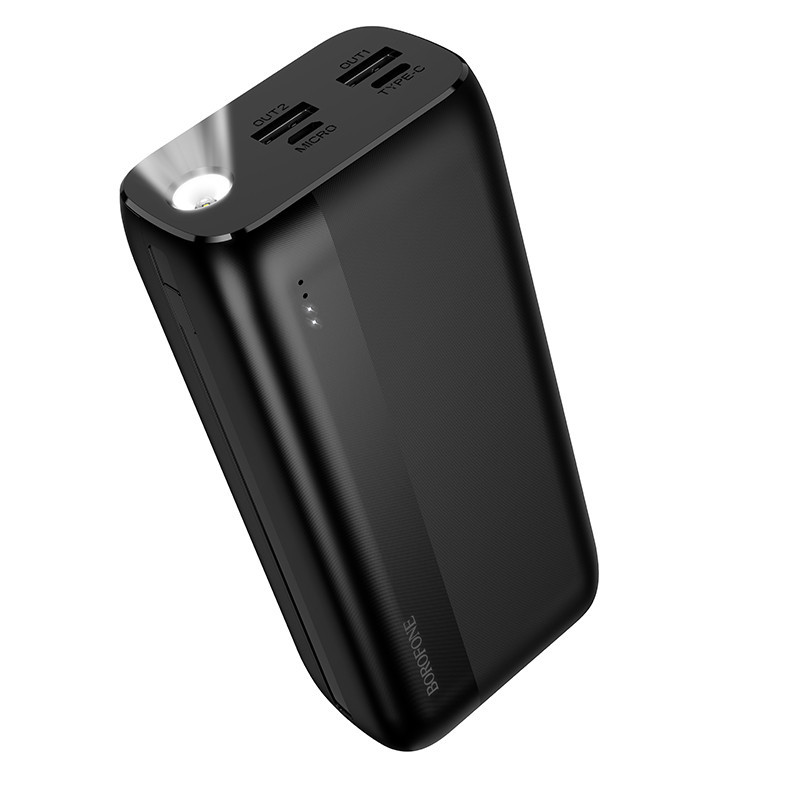 Павербанк 30000 mAh BOROFONE BJ86A Victoria черный power bank повербанк Одесса - изображение 3