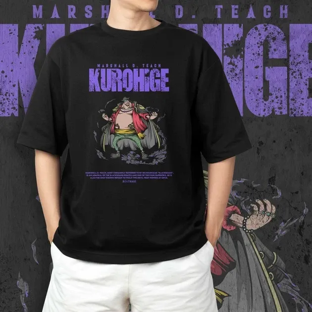 Футболка для підлітка хлопчика з принтом Ван Пис Mar140hall D Teach Розмір 160 Anime10245 Дніпро - фото 4