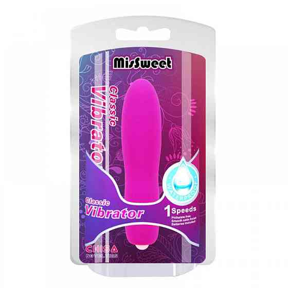 Вибропуля на батарейках Chisa Mis Sweet Classic Vibrator, розовая Sex Aura Киев