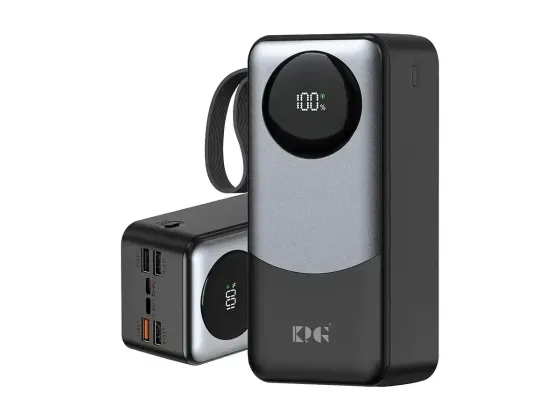 Повербанк KP KPG-402 40000 мА·год 22,5 Вт Power Bank швидка зарядка з LED дисплеєм чорний Одеса