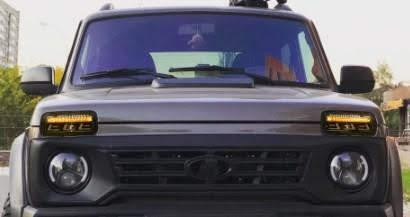 Передні лед фари Нива ВАЗ 2121, ВАЗ 2101, ГАЗ24, УАЗ. LED фари Протитуманні фари лідер Харків - фото 7