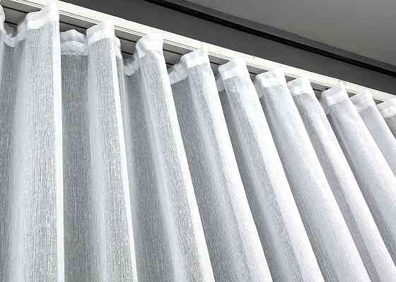 Тюль VR-Textil 1960т Преміум Льон фактурний Costa Білий 400х250 см (42-1143) Київ