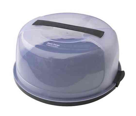 Тортовниця кругла з кришкою та ручкою велика Харків