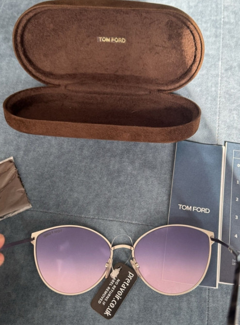 Окуляри жіночі TOM FORD ZELIA TF654 16Z SILVER Київ - фото 7