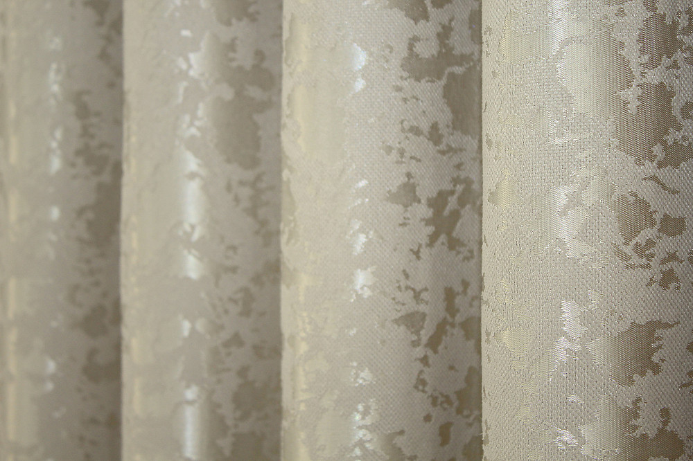 Комплект готовых штор VR-Textil Лен мрамор Pavliani ХО № 1272ш Теплый бежевый 150х280 см 2 шт (33-0101) Киев - изображение 8