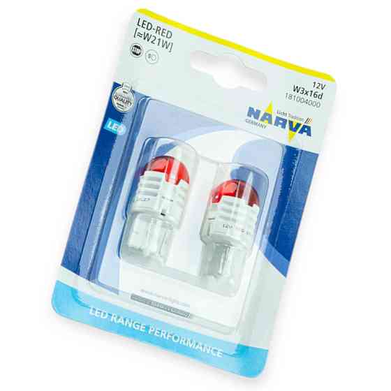 Автолампа БЦ 12-21 RED 1.75W (2 шт) світлодіодна Мукачево