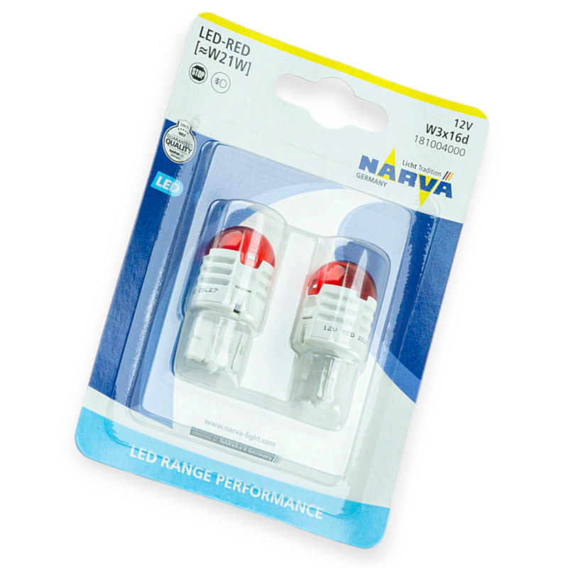 Автолампа БЦ 12-21 RED 1.75W (2 шт) світлодіодна Мукачево - фото 1