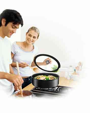 Кришка Tefal Ingenio 28 см (L9846753) ( прозорий, чорний ) Харьков
