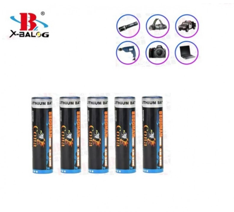 Аккумулятор Li-ion 18650 8800mAh 4.2V Black для фонарей, часов и ламп Одесса - изображение 1