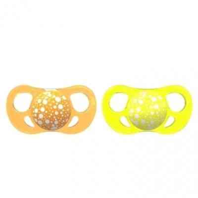 Пустышка Twistshake 0-6 мес. оранжевый и желтый, 2 шт. (78084) Винница