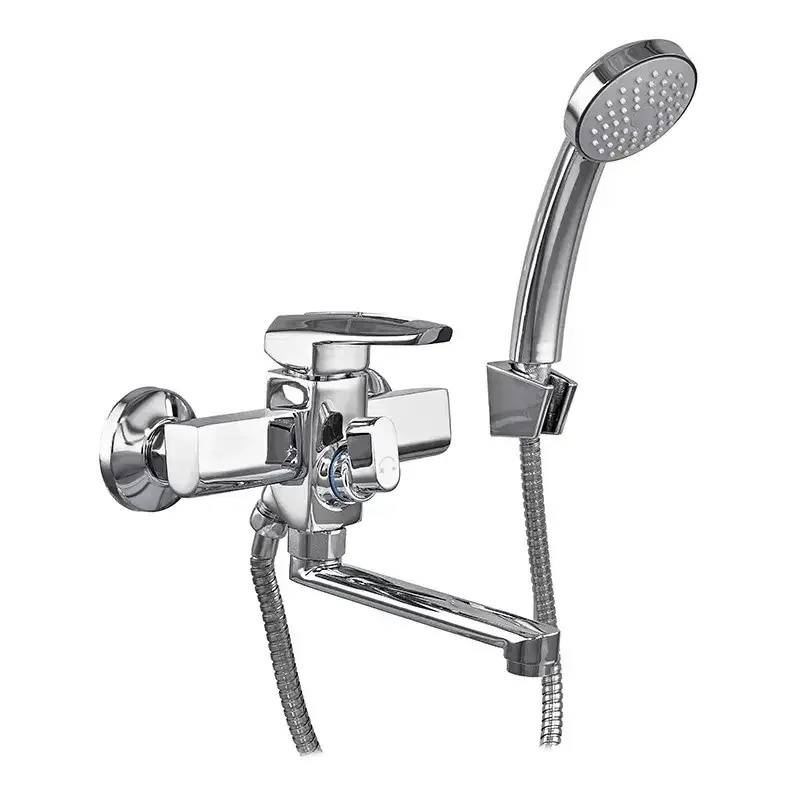 Смеситель для ванны Wezer NOF3 с душевым гарнитуром Киев - изображение 1