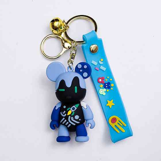 Дитячий брелок Bearbrick 4×6.5 (см) для ключів, на сумку і рюкзак (рандом) HP-55-28 Київ