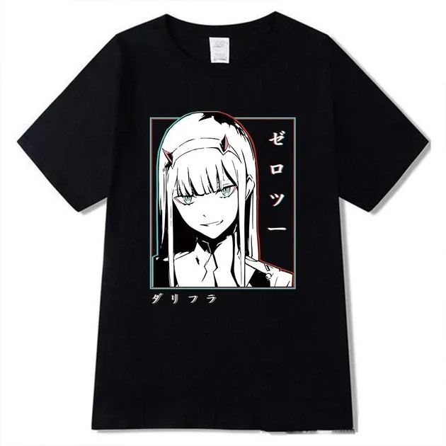 Футболка мужская с аниме принтом Милий у Франкси 02 Размер оверсайз (S/M/L) Черный AnimeT1062 Днепр - изображение 3