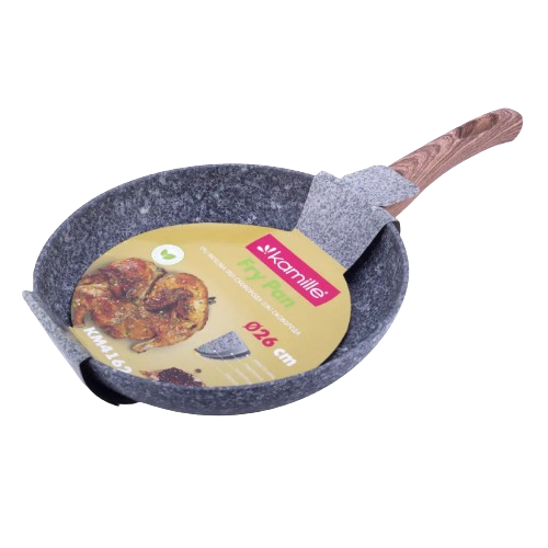 Сковорідка d26см алюміній а/п Grey marble 4162 KAMILLE Житомир - изображение 6